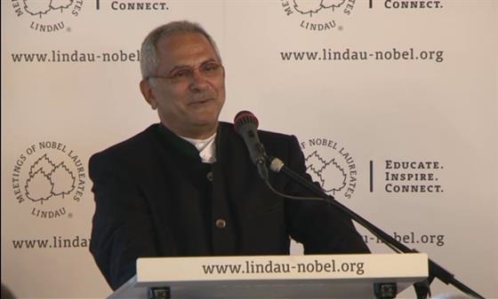 KEYNOTE ADDRESS BY JOSÉ RAMOS-HORTA  (2012) - Ramos-Horta lecturing on 'Health and Education for a Better World'