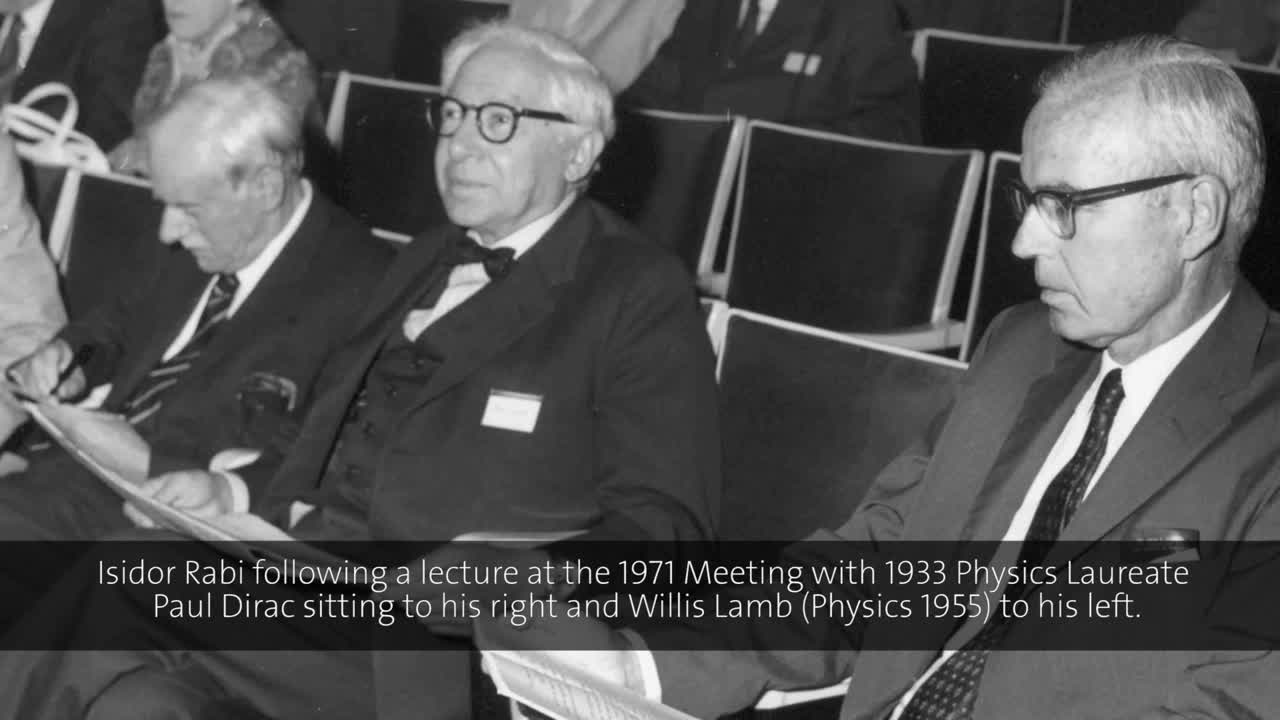 Isidor Rabi (1971) - Sixty Years of Molecular Beams