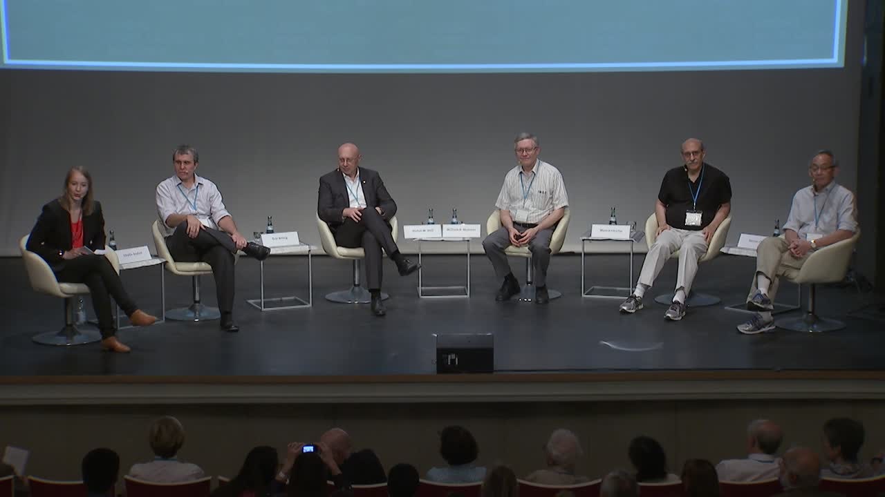 Panel Discussion  (2015) - The Quest for Interdisciplinarity: Inspiration or Distraction? (Panelists Betzig, Chalfie, Chu, Hell, Moerner; Moderator: Sibylle Anderl)