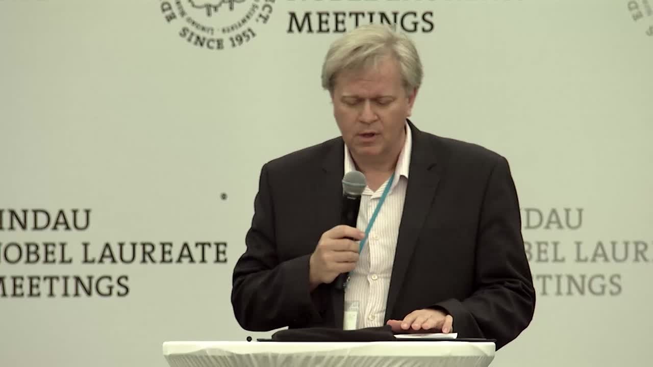 Mainau Declaration 2015  (2015) - Nobel Laureate Brian Schmidt announcing the Mainau Declaration on Climate Change 