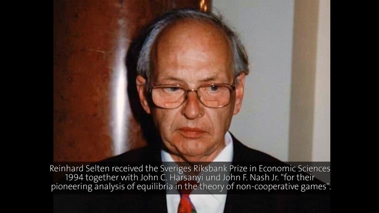 Reinhard Selten (1997) - The Theory of Games (German presentation)