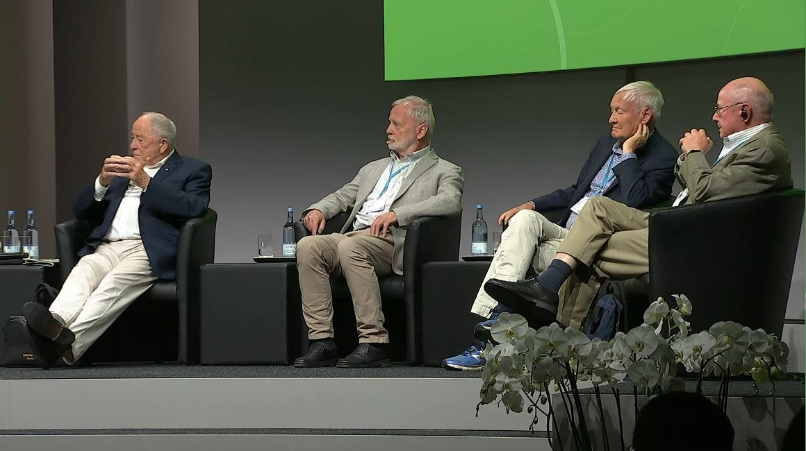 The Future of Structural Biology  (2023) - Johann Deisenhofer, Joachim Frank, Hartmut Michel, Kurt Wüthrich; Moderator: Wolfgang Lubitz