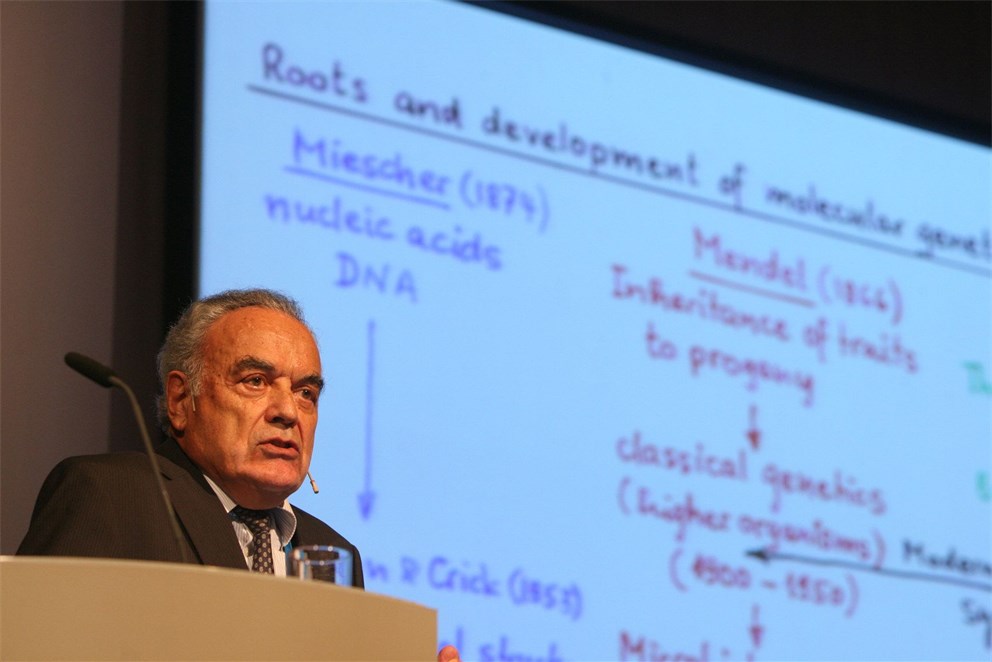Lecture: "Molecular Darwinism" by Werner Arber (Laureate, Chemistry  1978)