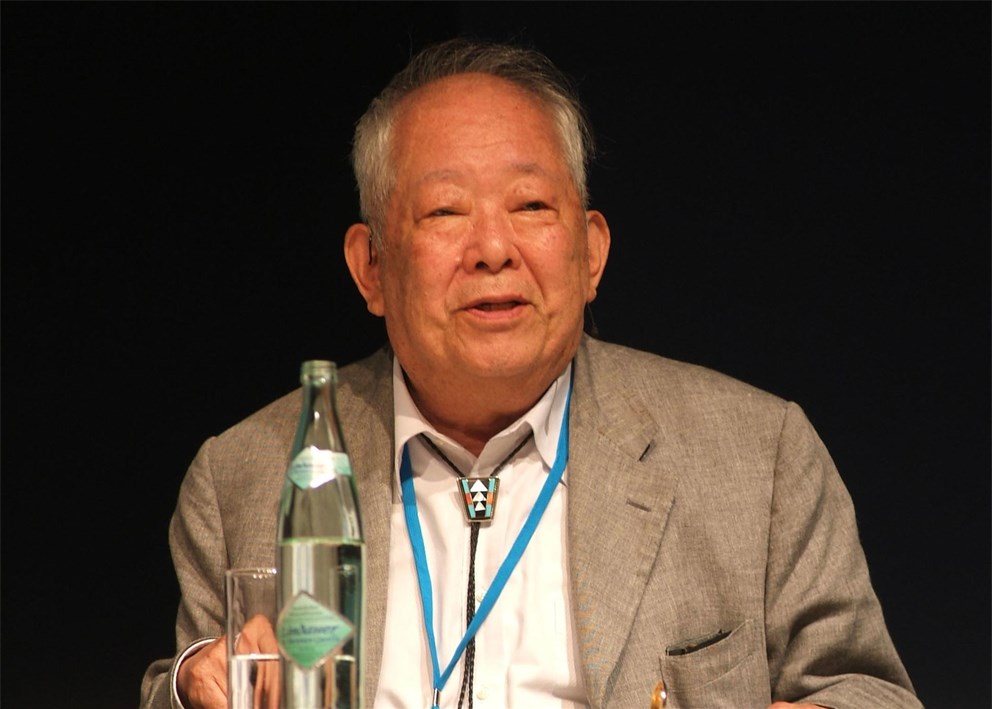 2002 Physics Laureate Masatoshi Koshiba at the panel discussion