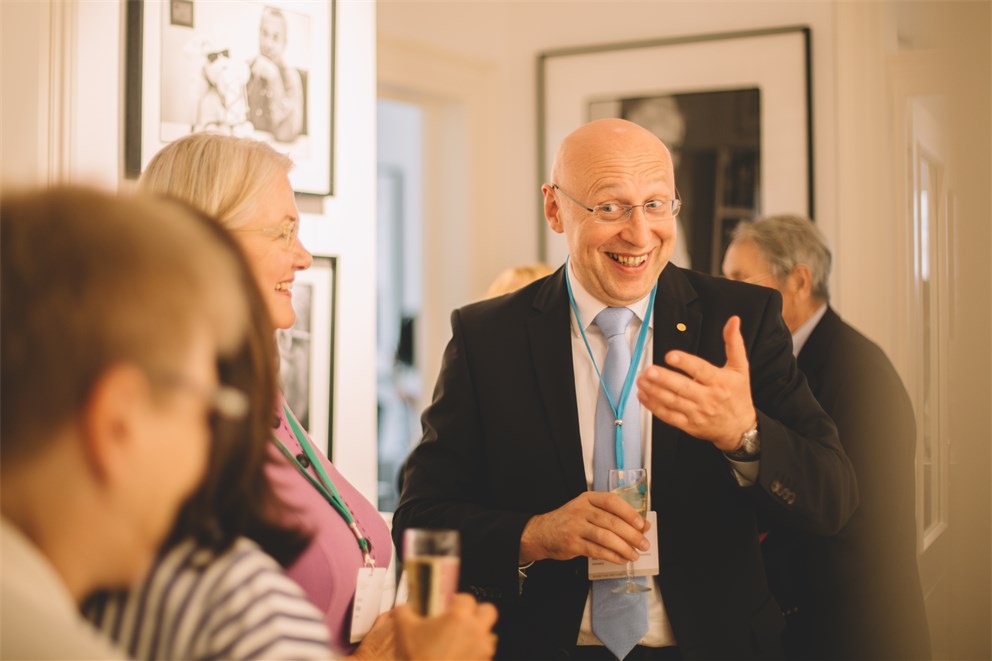 Stefan Hell at the Lindau Nobel Laureate Meeting 2016