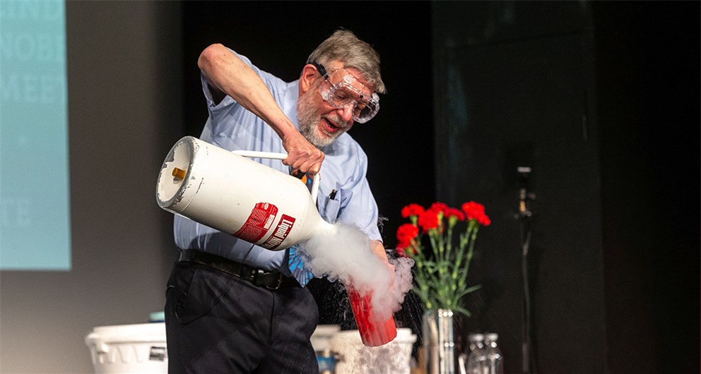 William D. Phillips demonstrates in a public lecture how fundamental science influences every day live.
