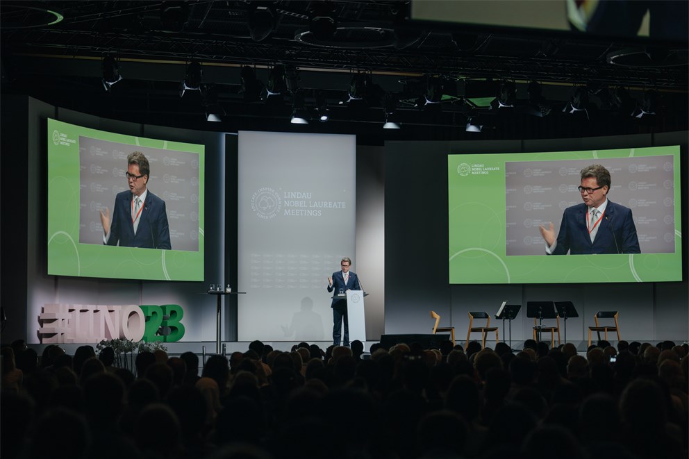 Martin Polaschek, Austrian Federal Minister for Education, Science, and Research during the Opening Ceremony