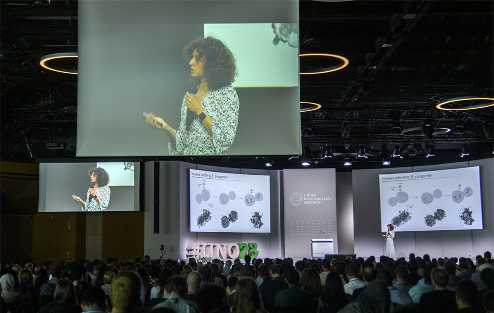 Lecture held by Emmanuelle Charpentier 